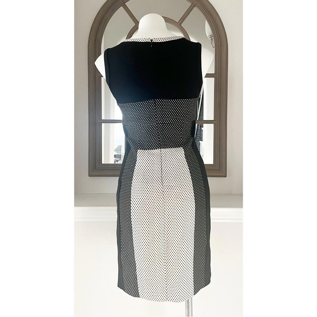 Anthropologie’s Yoana Baraschi Channeled Dots Column Sheath Dress, Size 4