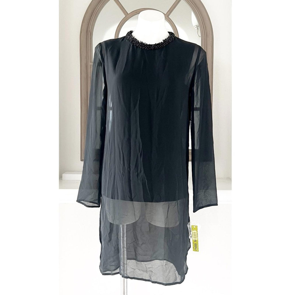 NWT Gianni Bini Nikki Tunic, Black/Dream Weaver Size S New w/Tag Retail $99