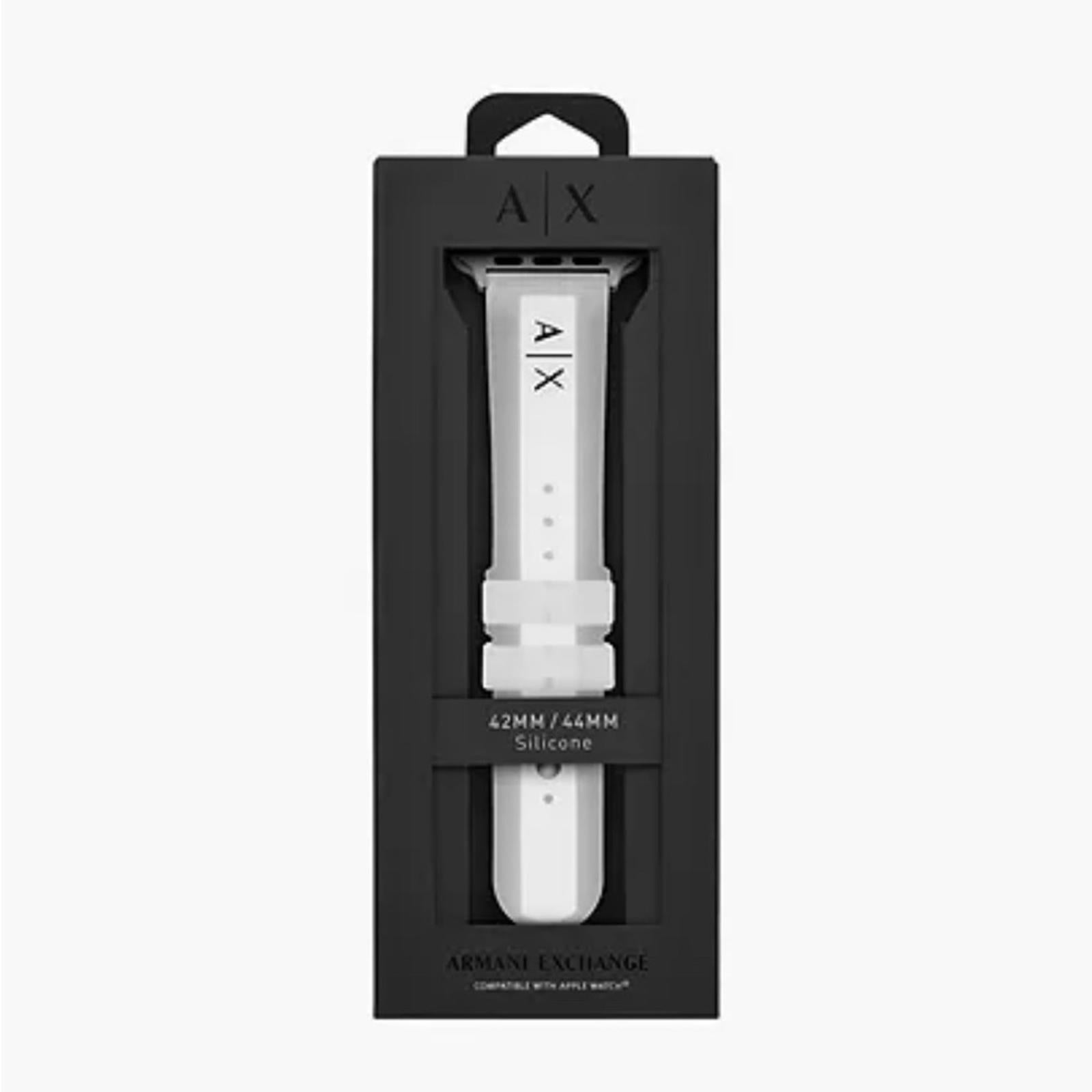 A/X Armani Exchange | Unisex Apple Watch Band, Silicone Sz 42MM / 44 MM New/Tag