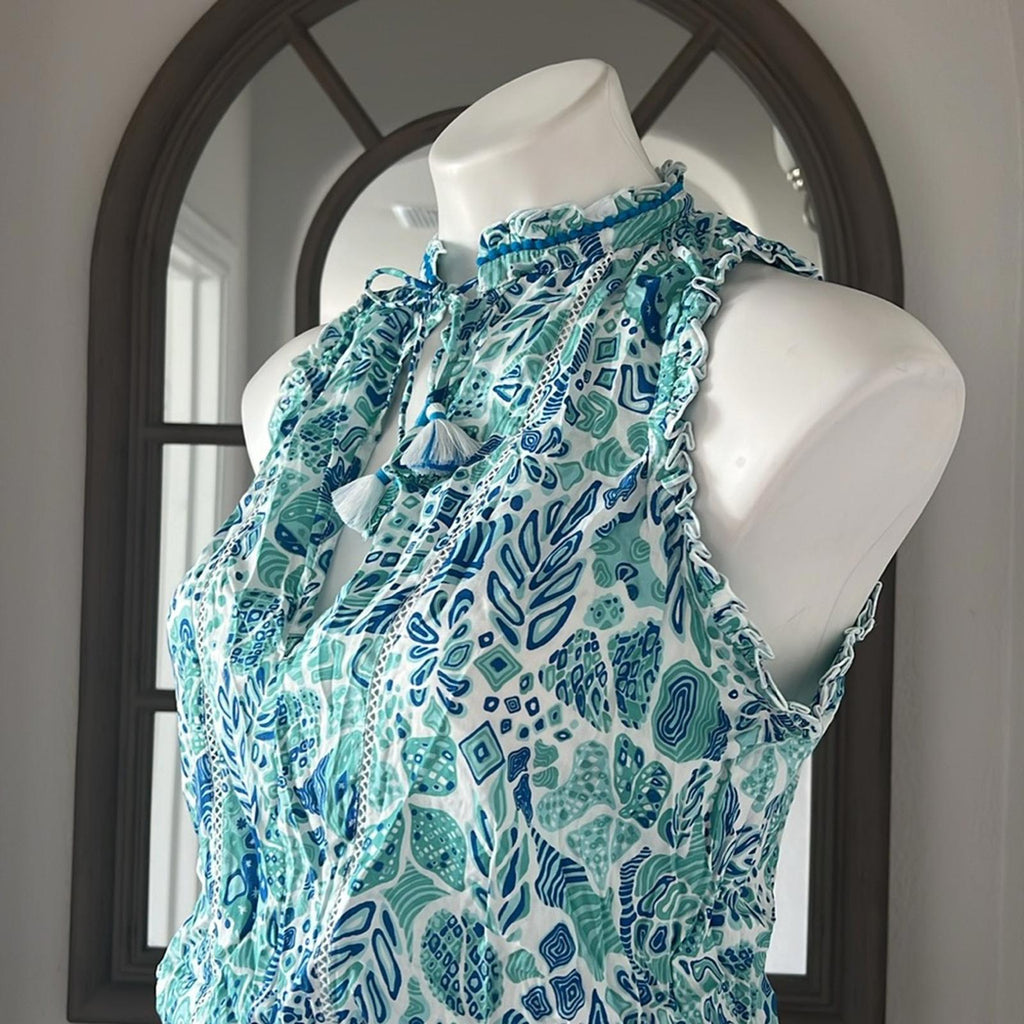 Poupette St. Barth Clara Sleeveless Mini Dress, Revolve* Size M New w/Tag
