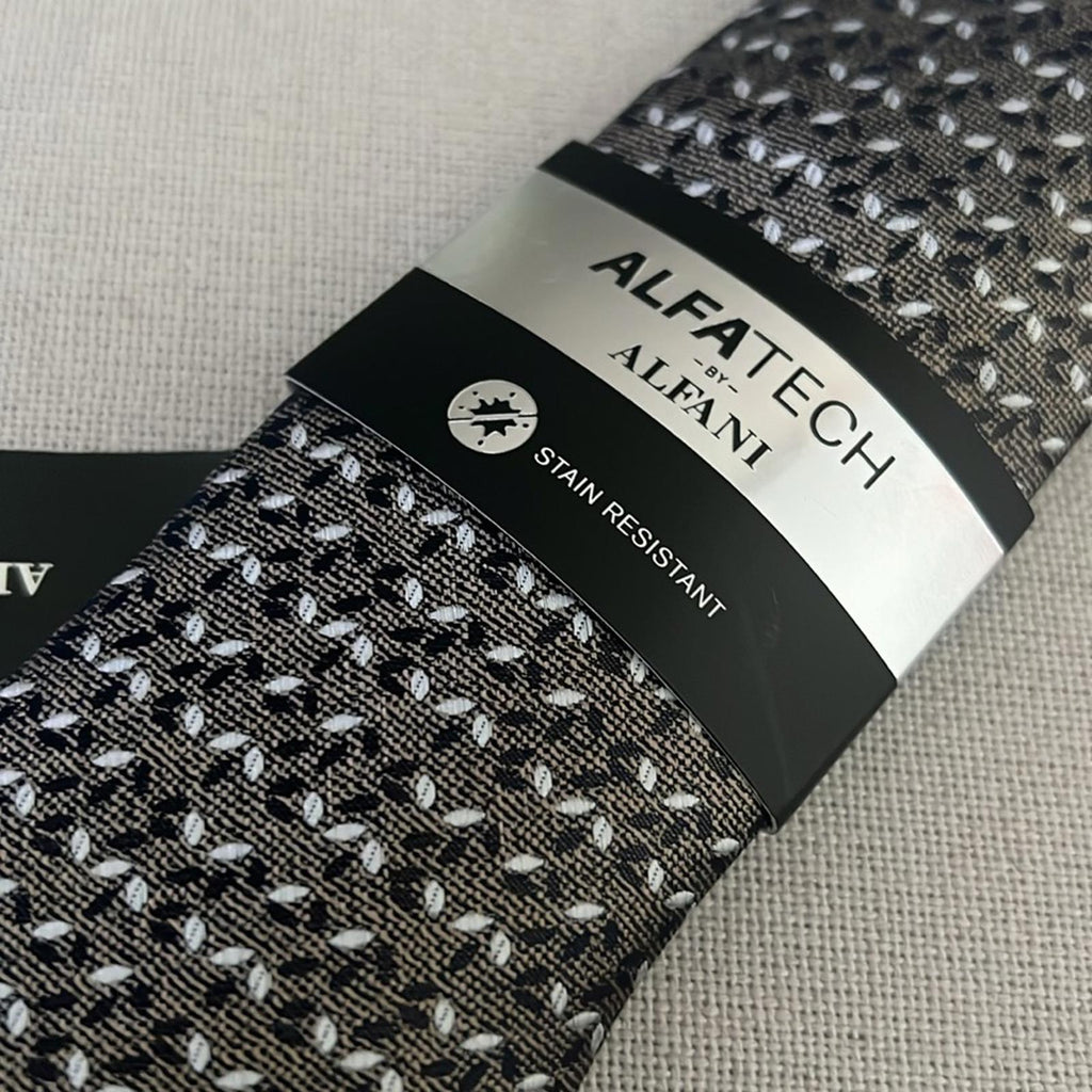 ALFANI Thornton Mini Neck Tie in Taupe, Style 1AFC22-1039 New w/Tag