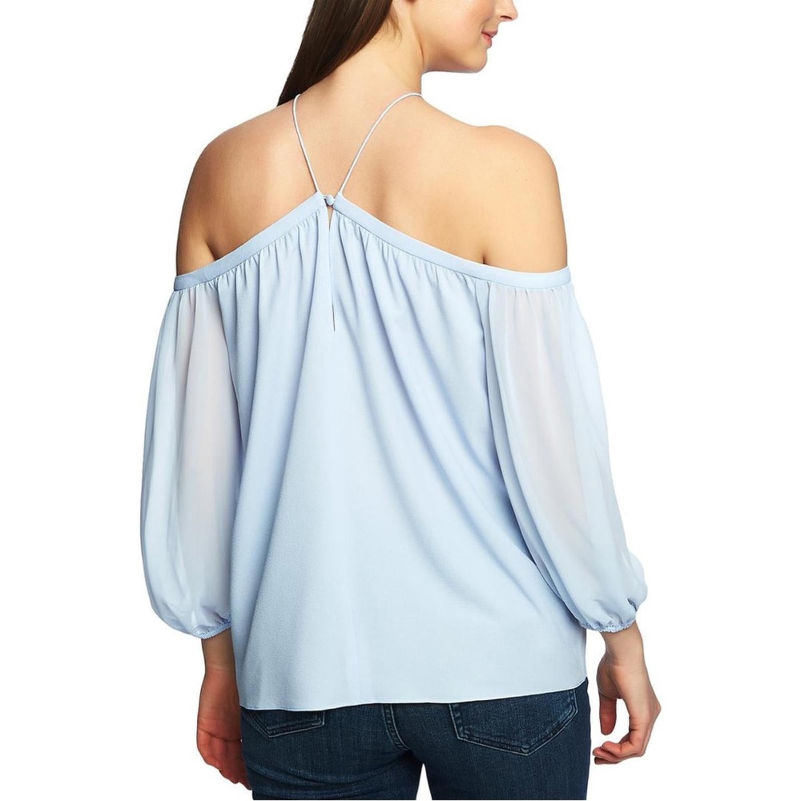 1.State Pink Off-the-Shoulder Halter Neck Blouse Size L New w/o Tag $79.00