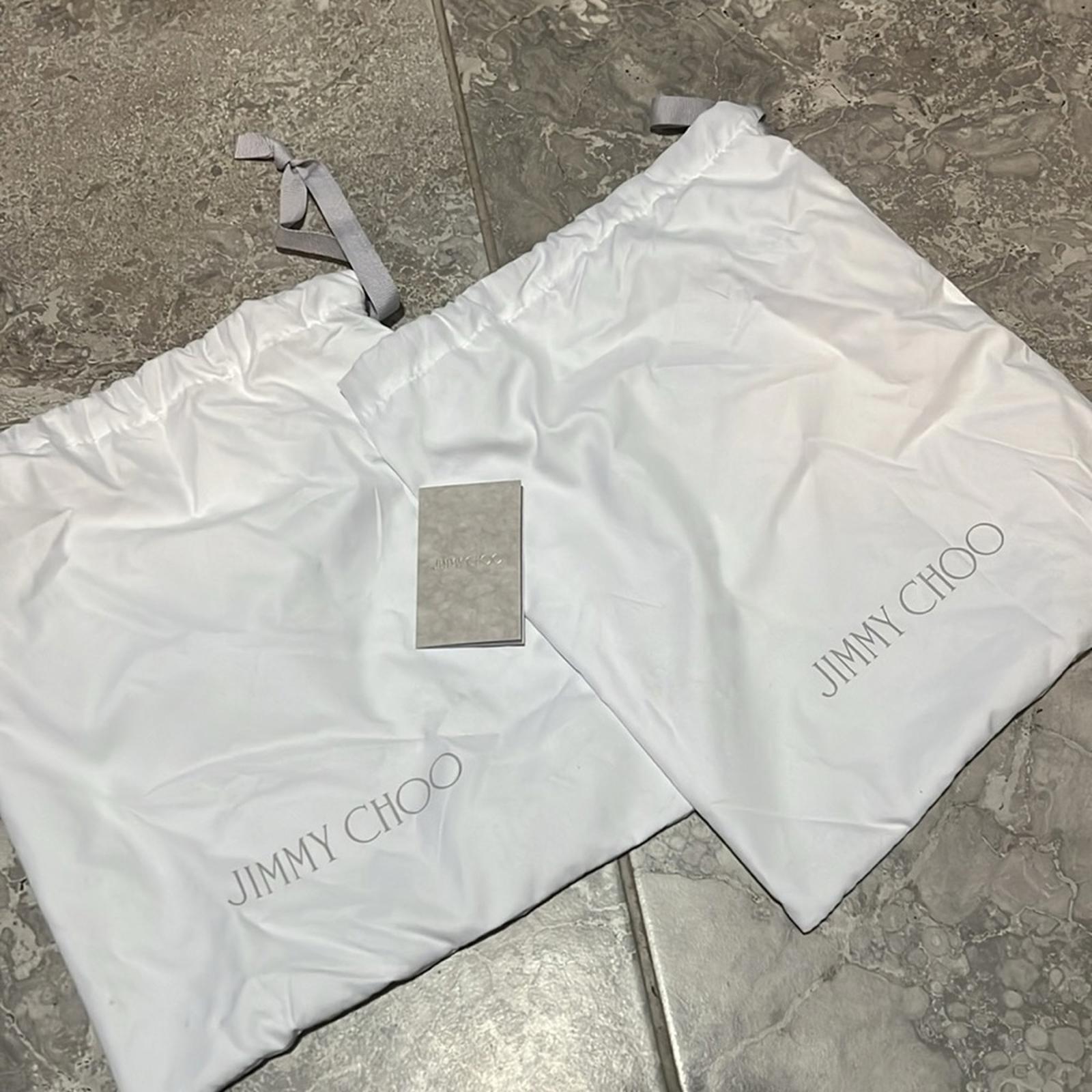 Jimmy Choo Love 85 Leather Mesh Pointed-Toe Pumps Size 43 NEW in Box +2Dust Bags