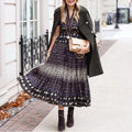 Free People Rare Feeling Printed Maxi Dress Brown Size M New w/Tag $148 SOLD OUT