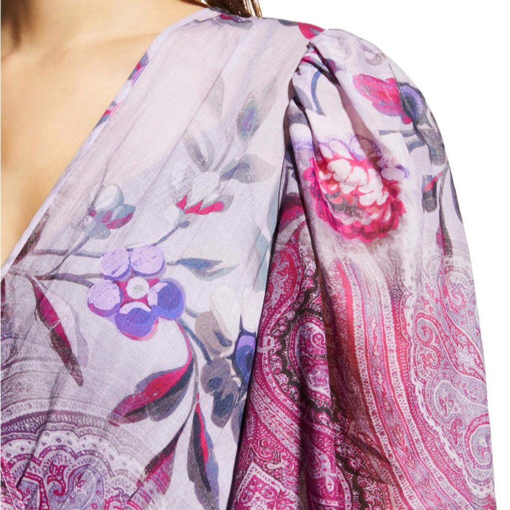 Kobi Halperin Chloe Blouson Sleeve Midi Dress w/Pockets Size XS New w/Tag $578