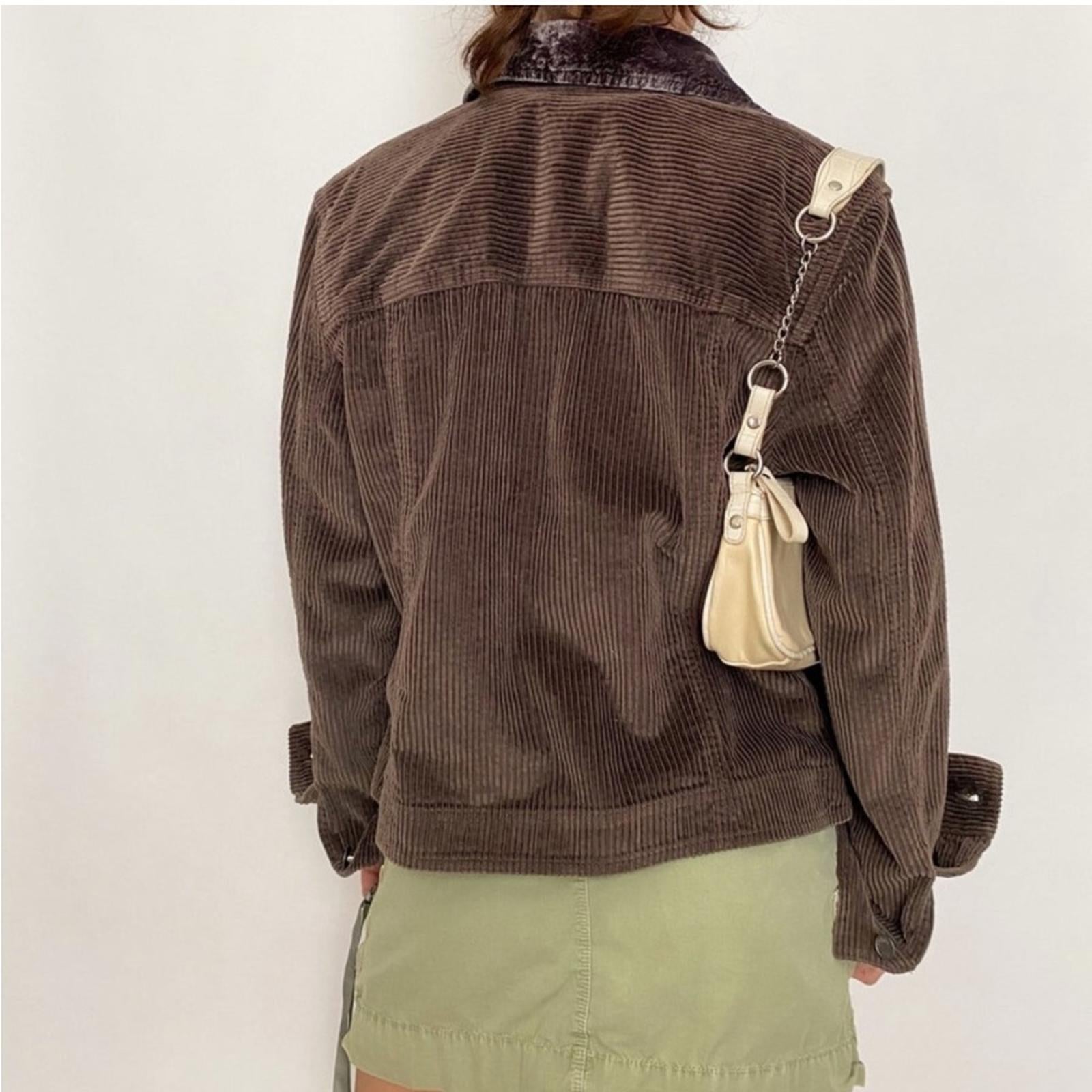 J.Jill Brown Velour Jacket, Cotton Size XS