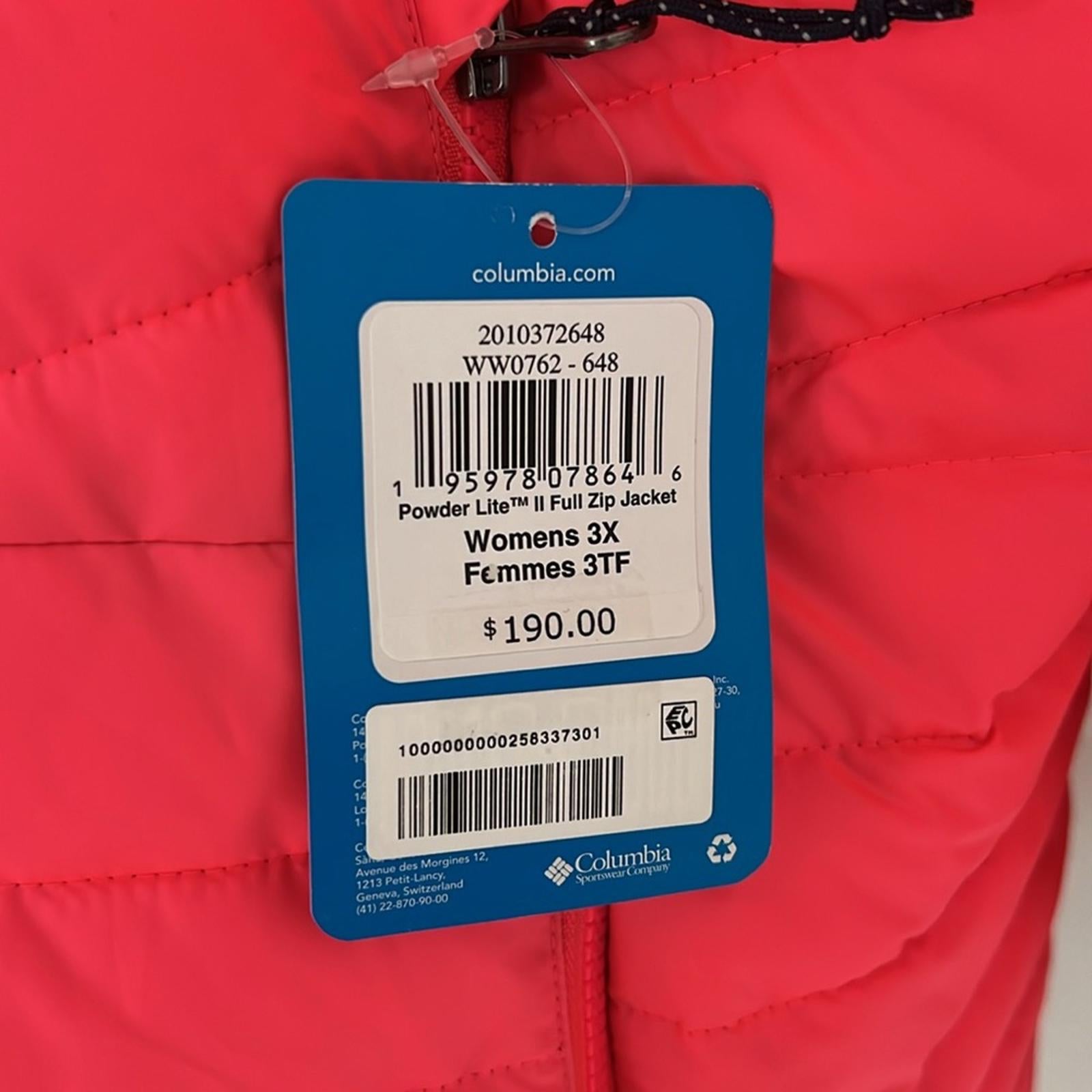 Columbia Powder Lite Quilted Mock-Neck Puffer Coat, NWT, Plus Size 3X