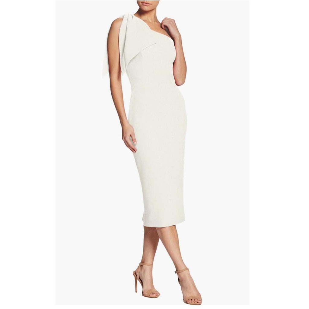 Dress the Population Tiffany One Shoulder Dress in White, Size XXL New w/Tag