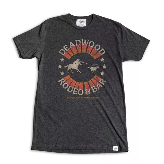 NEW Kid Dangerous Deadwood Cotton Blend Graphic Tee, Charcoal Size M New w/Tag