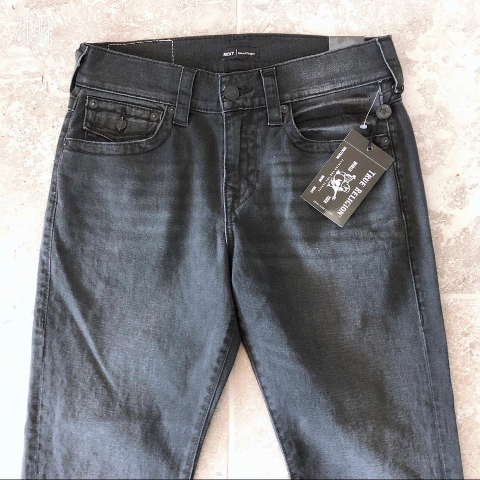 NEW True Religion Men’s Ricky Straight Leg Jeans, Size 30 New w/Tag Retail $159