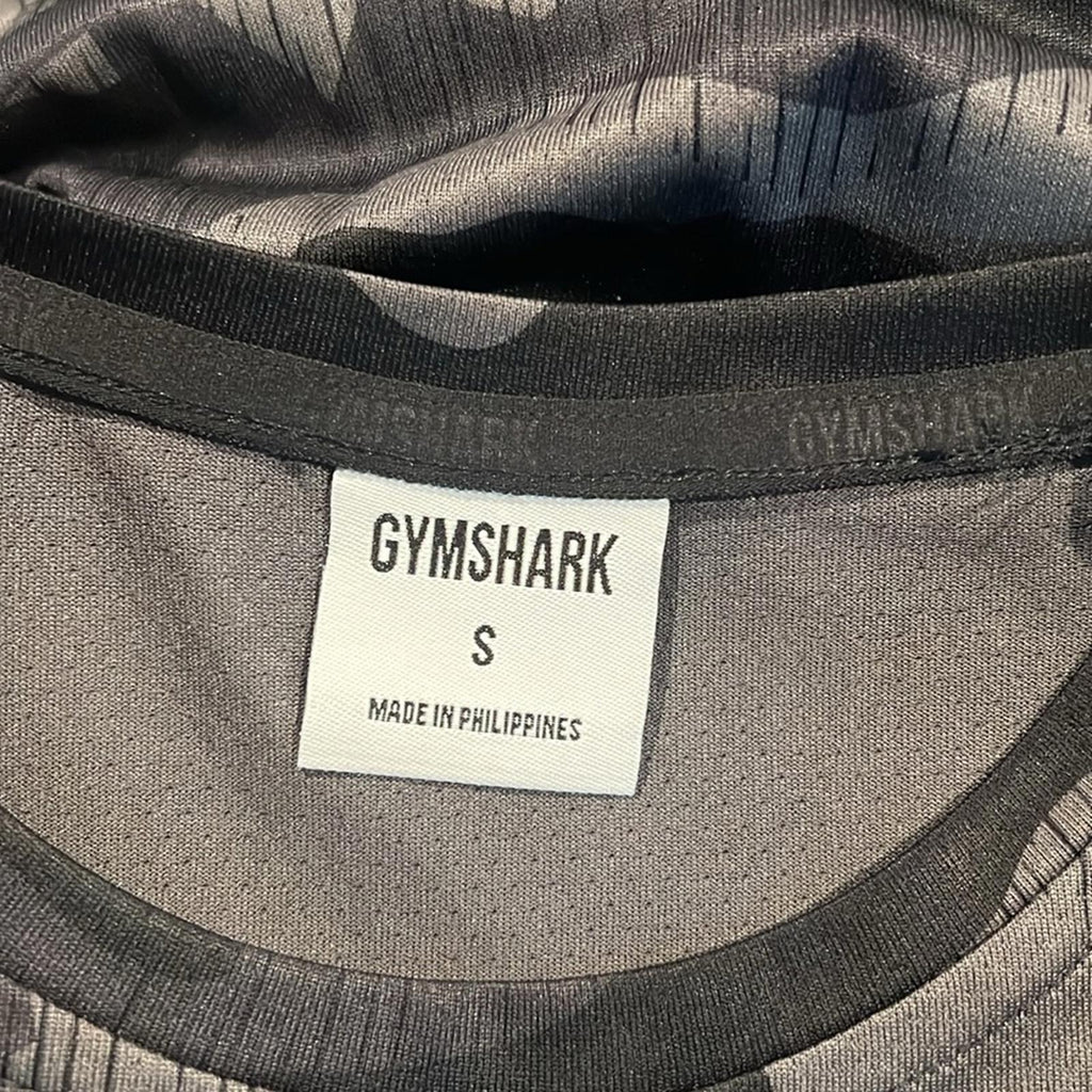 NWT Gymshark Men’s Arrival Tank Top, Slim Fit in Grey & Black Size S New w/Tag