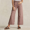 Polo Ralph Lauren High-Rise Wide Leg Jeans in Dusty Pink, Size 28 New w/Tag $248