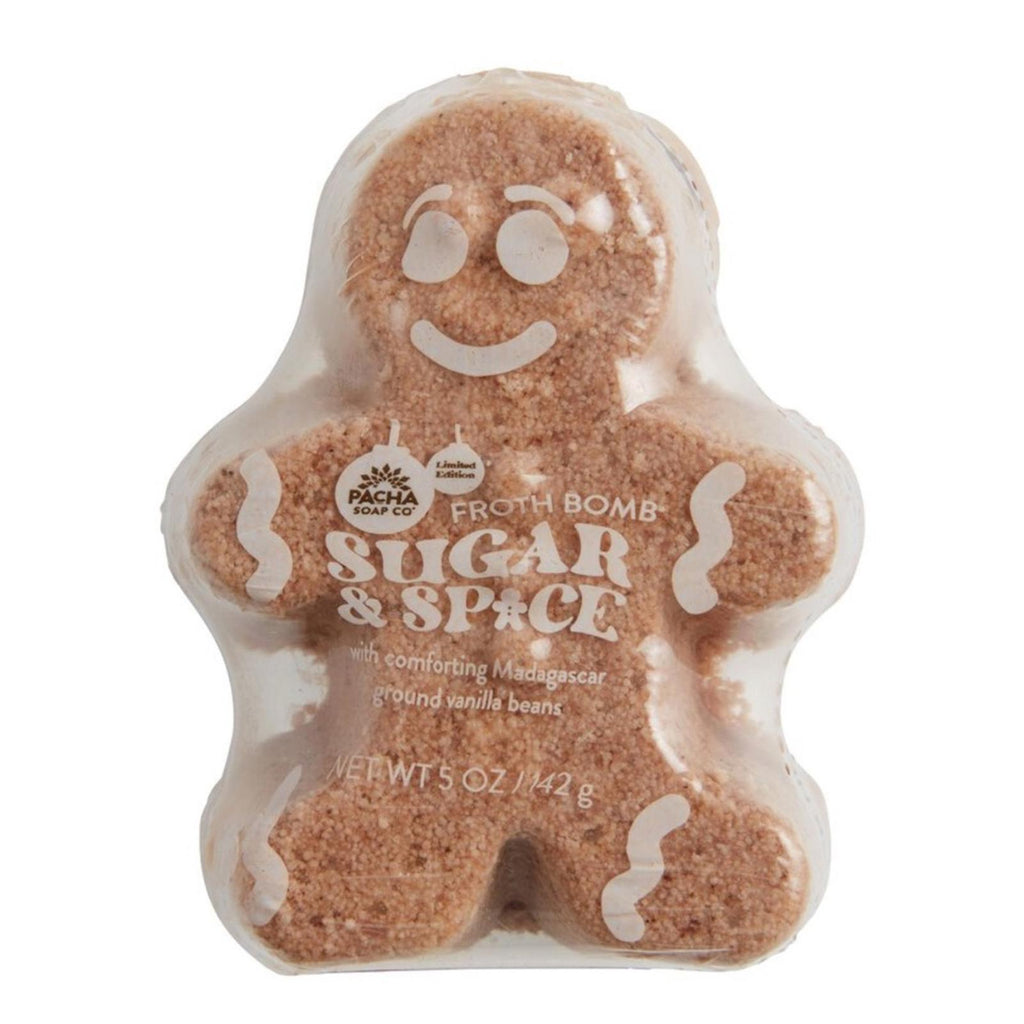 Set of 3 Pacha Soap Co. Sugar & Spice Gingerbread Froth Bomb NEW
