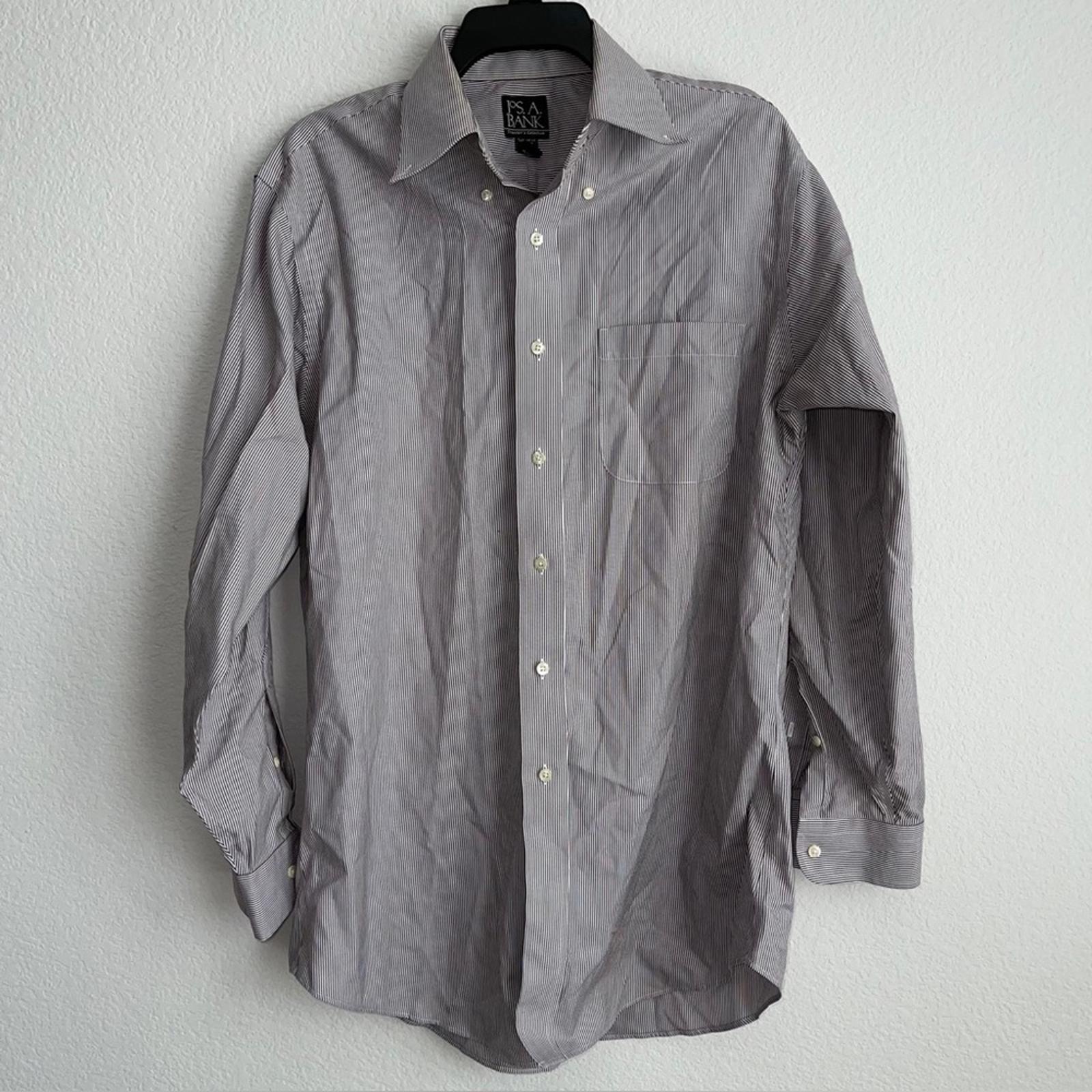 JoS A Bank Tailored Fit Button Down Shirt Size 16 (33) EXCELLENT!