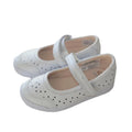 NWT Clarks Kid’s Emery Halo T White Leather Sneakers Girls Size UK 6.5G, US 7W