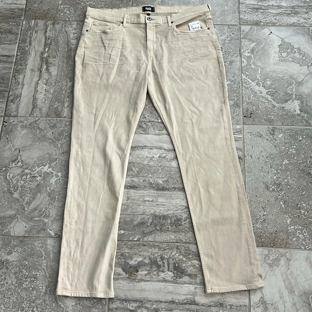 NEW Paige Lennox Khaki Twill Pants, Size 40, New with Tag