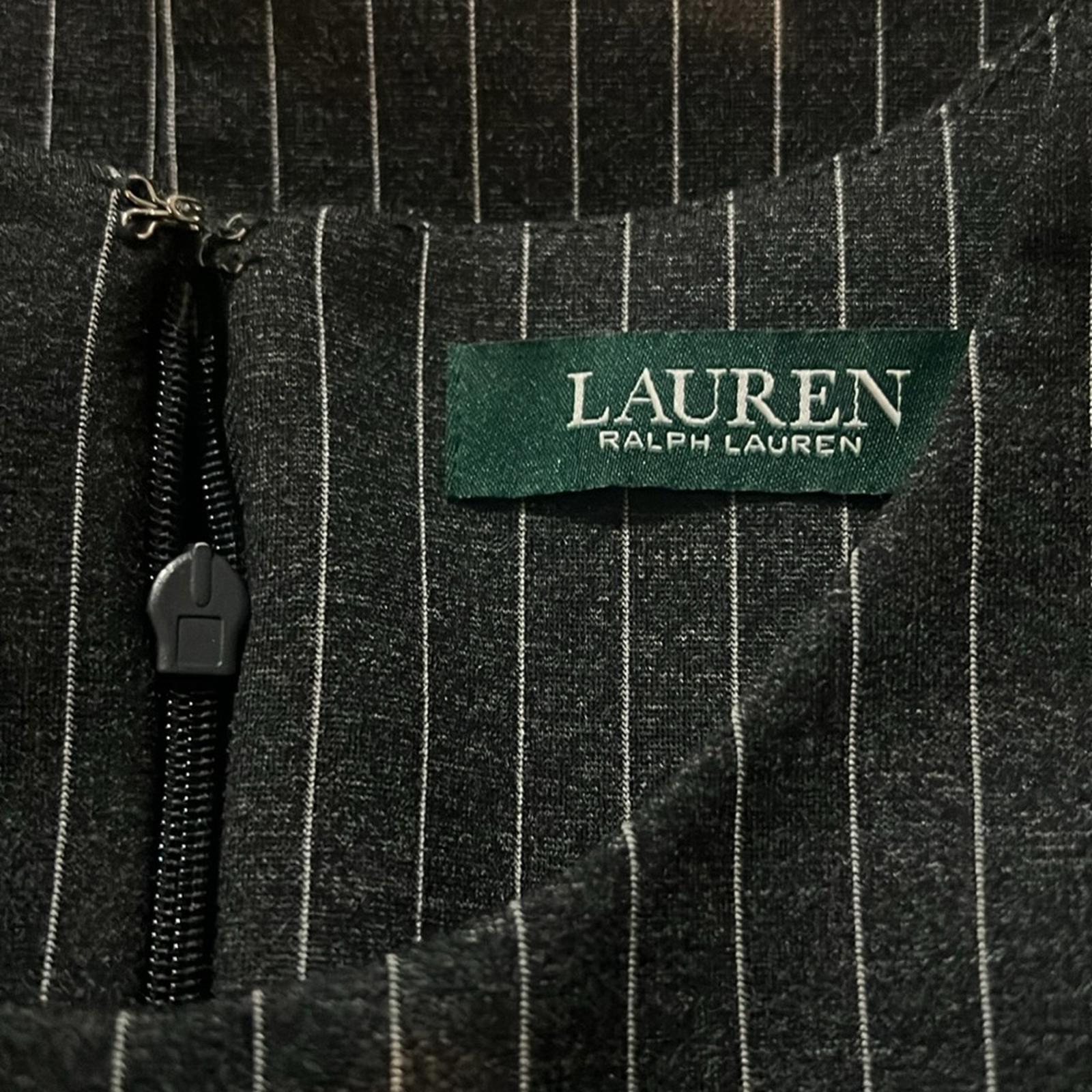 Lauren Ralph Lauren Striped Peplum Top Size XL EXCELLENT!