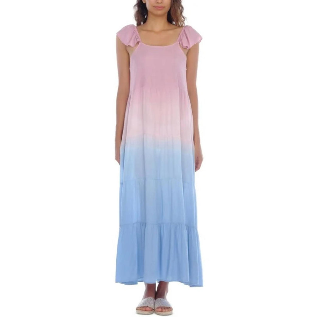 Raviya Ombré Maxi Off-The-Shoulder Dress Swim Cover-Up Size XL NEW w/Tag