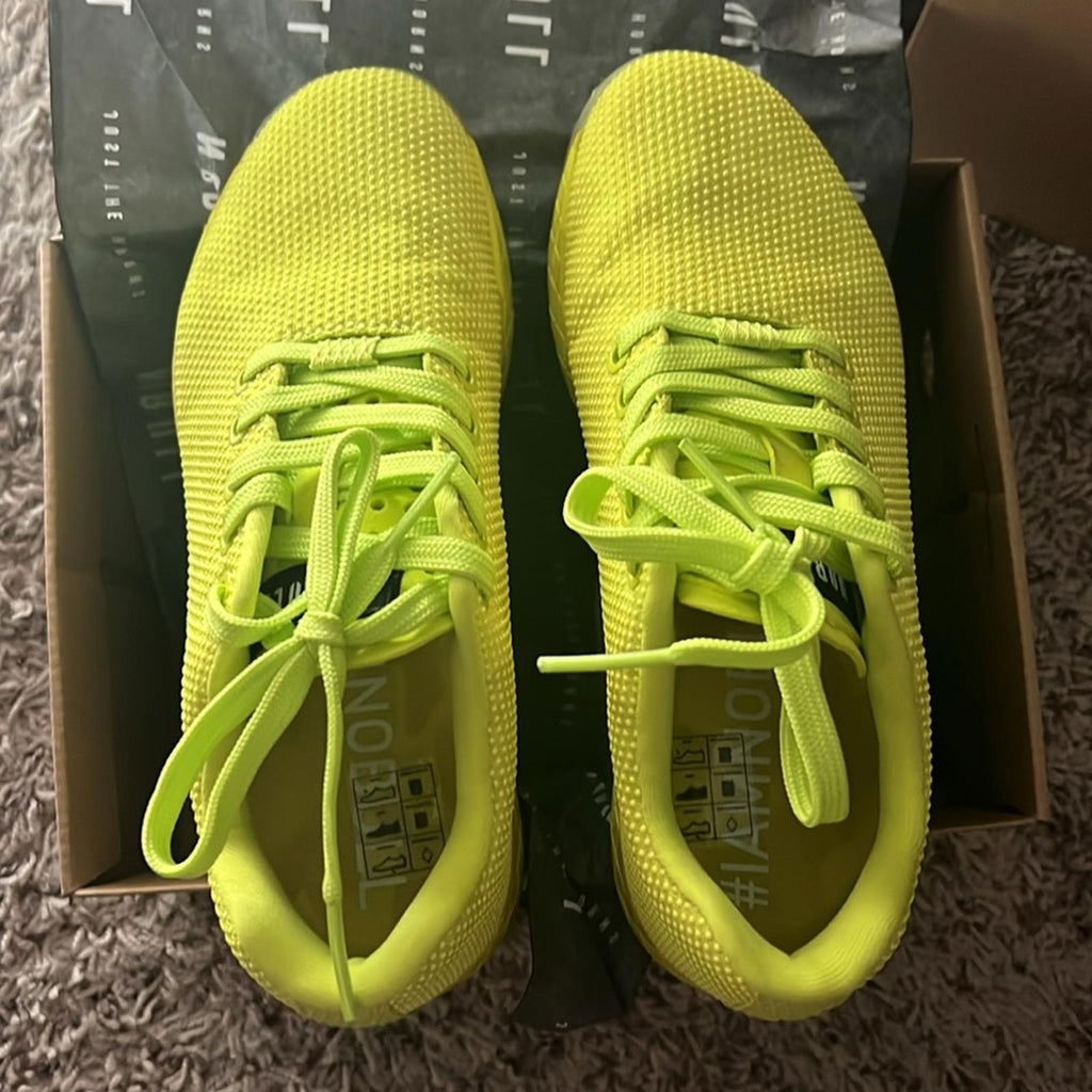 NOBULL Impact Neon Camo Sneakers SuperFabric Trainers Size 6.5 EU 37 New in Box