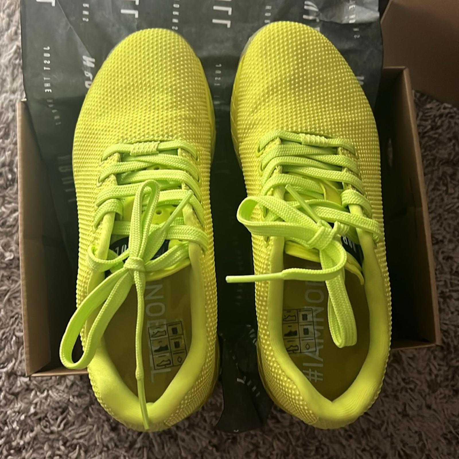 NOBULL Impact Neon Camo Sneakers SuperFabric Trainers Size 6.5 EU 37 New in Box