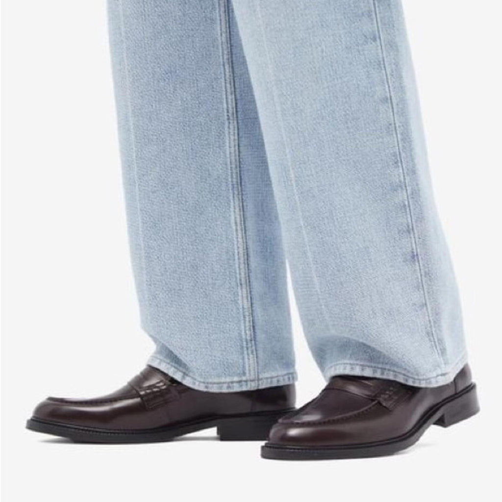 Vinny’s Townee Penny Loafers in Brown, Men's Size 40 New in Box