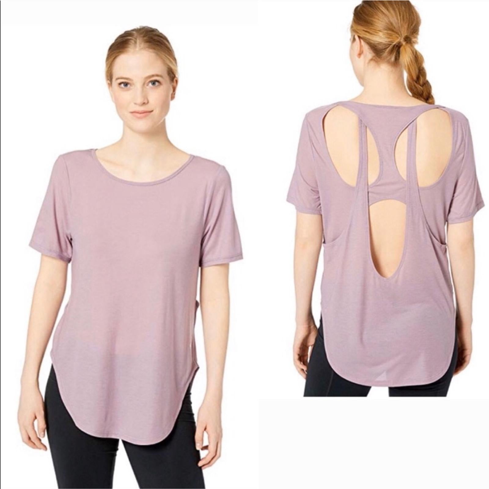 Under Armour Perpetual Cut Out Short Sleeve Top, Purple Plus Size XXL New w/Tag