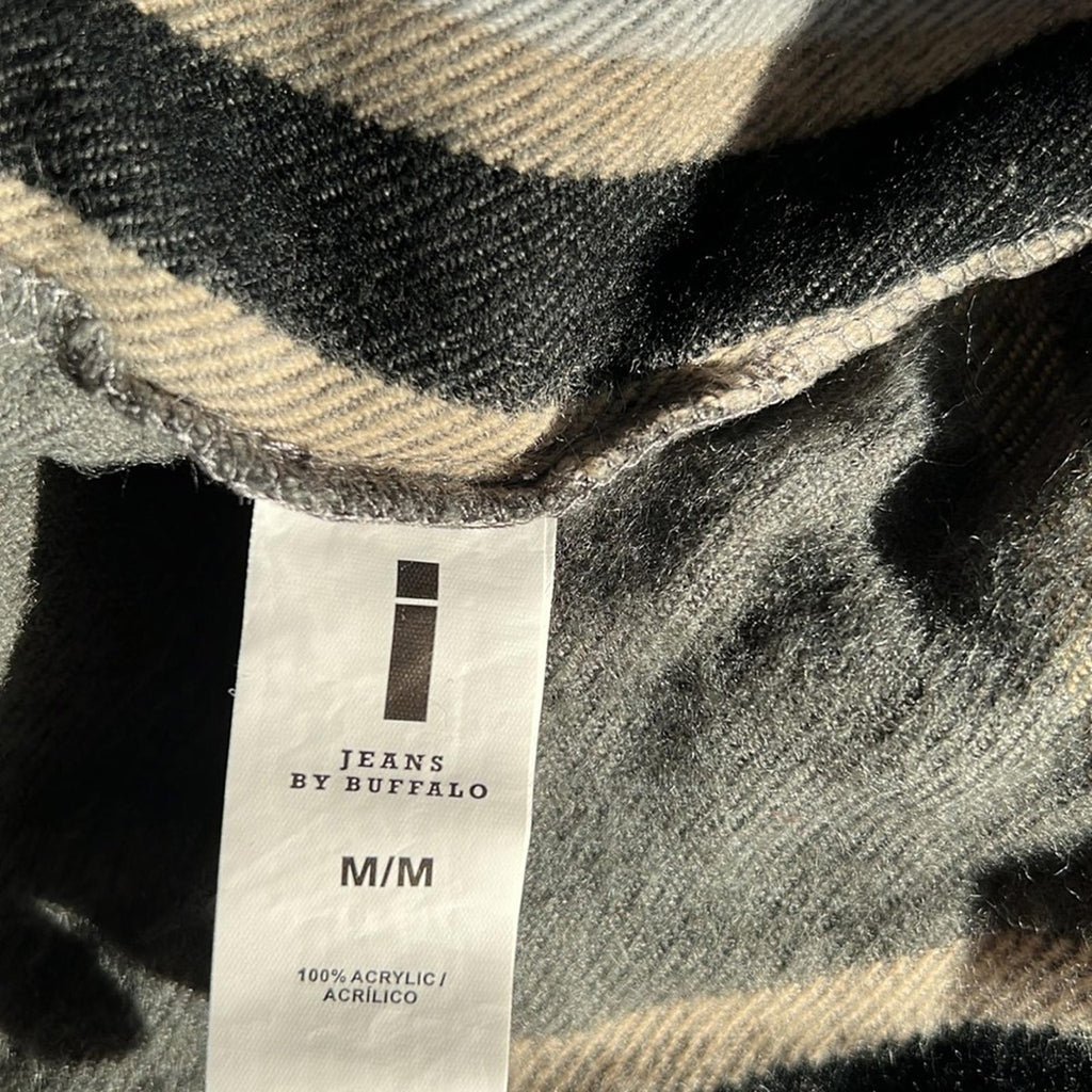 Buffalo’s I jeans Plaid Fringe Cardigan, Size M