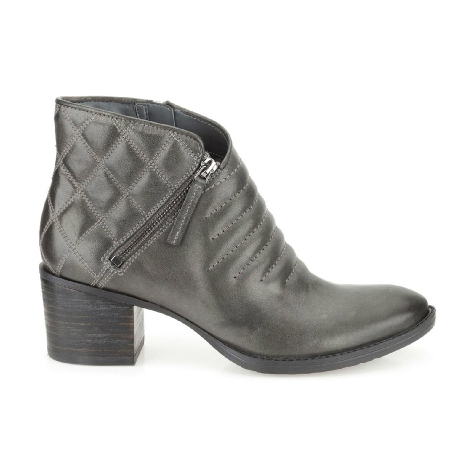 NEW Clarks Movie Retro Boots Dark Grey Leather, Size UK 6.5D, US 9M Retail $180