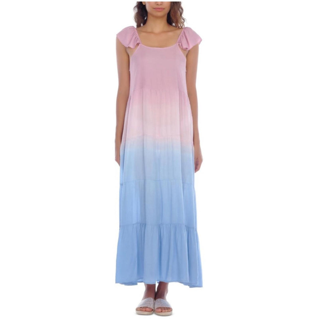 Raviya Ombré Maxi Off-The-Shoulder Dress Swim Cover-Up Size XL NEW w/Tag