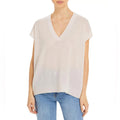 Cashmere Oversized Short Sleeve Sweater from C by Bloomingdale's Size S NWT $188
