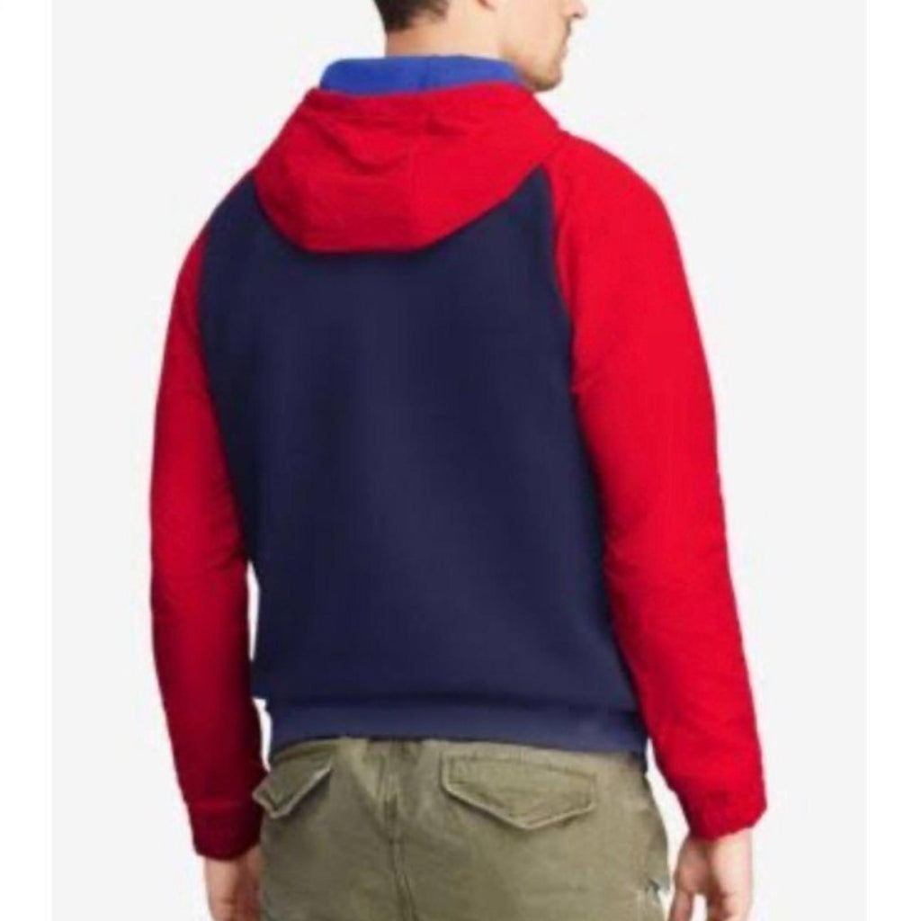 Polo Hi-Tech Ralph Lauren Sweatshirt Hoodie in Red & Blue Size S New w/Tag