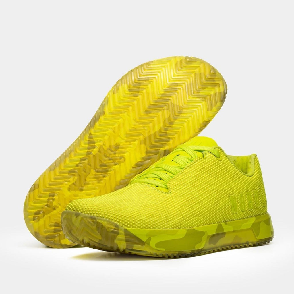 NOBULL Impact Neon Camo Sneakers SuperFabric Trainers Size 6.5 EU 37 New in Box