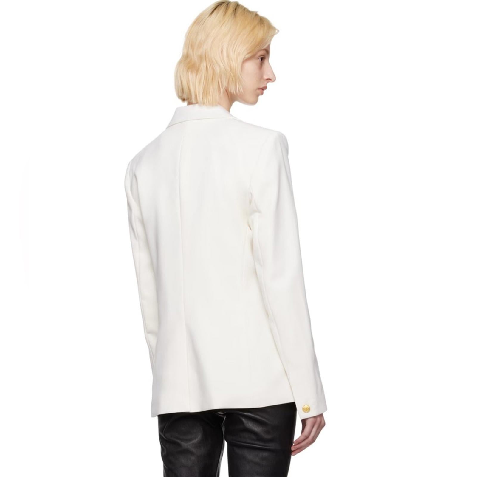 Rag & Bone Preston Wool Blazer in White, Size 0 New w/Tag Retail $650