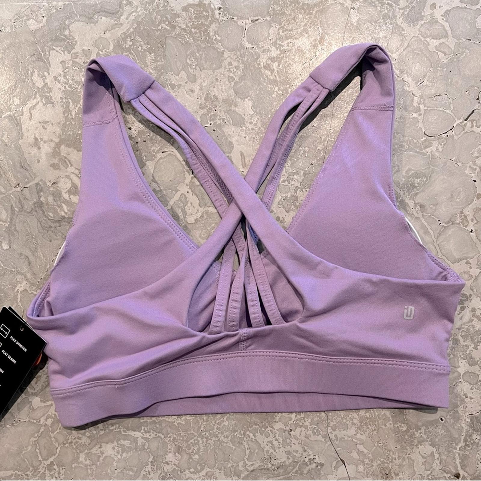 ID Ideology LAVENDER Low Impact Bra, Size XS New w/Tag