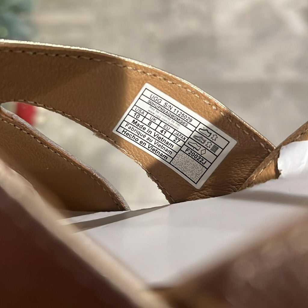 UGG Careena Platform Wedge Espadrille Sandals, Size 10 New in Box