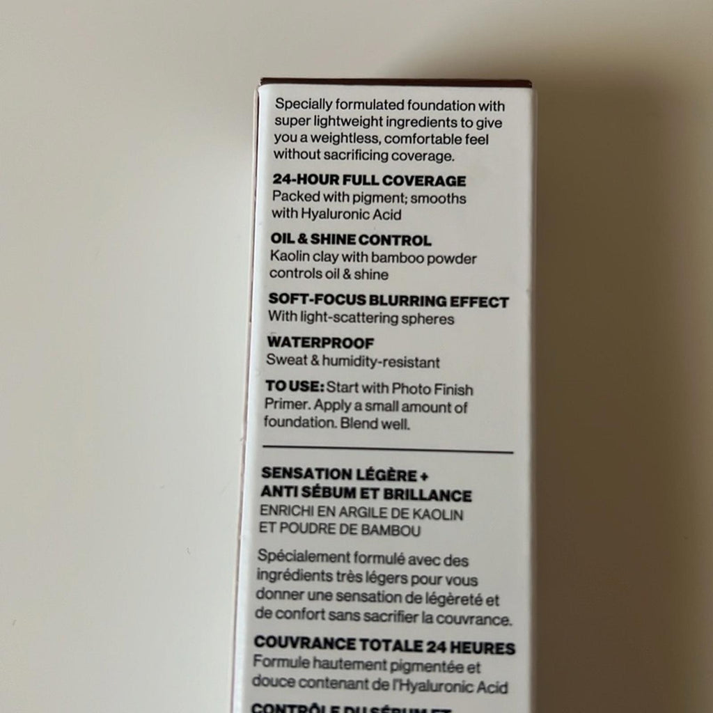 Smashbox Studio  (4.5 Very Deep Warm) Skin Full Coverage 24Hr Foundation NEW