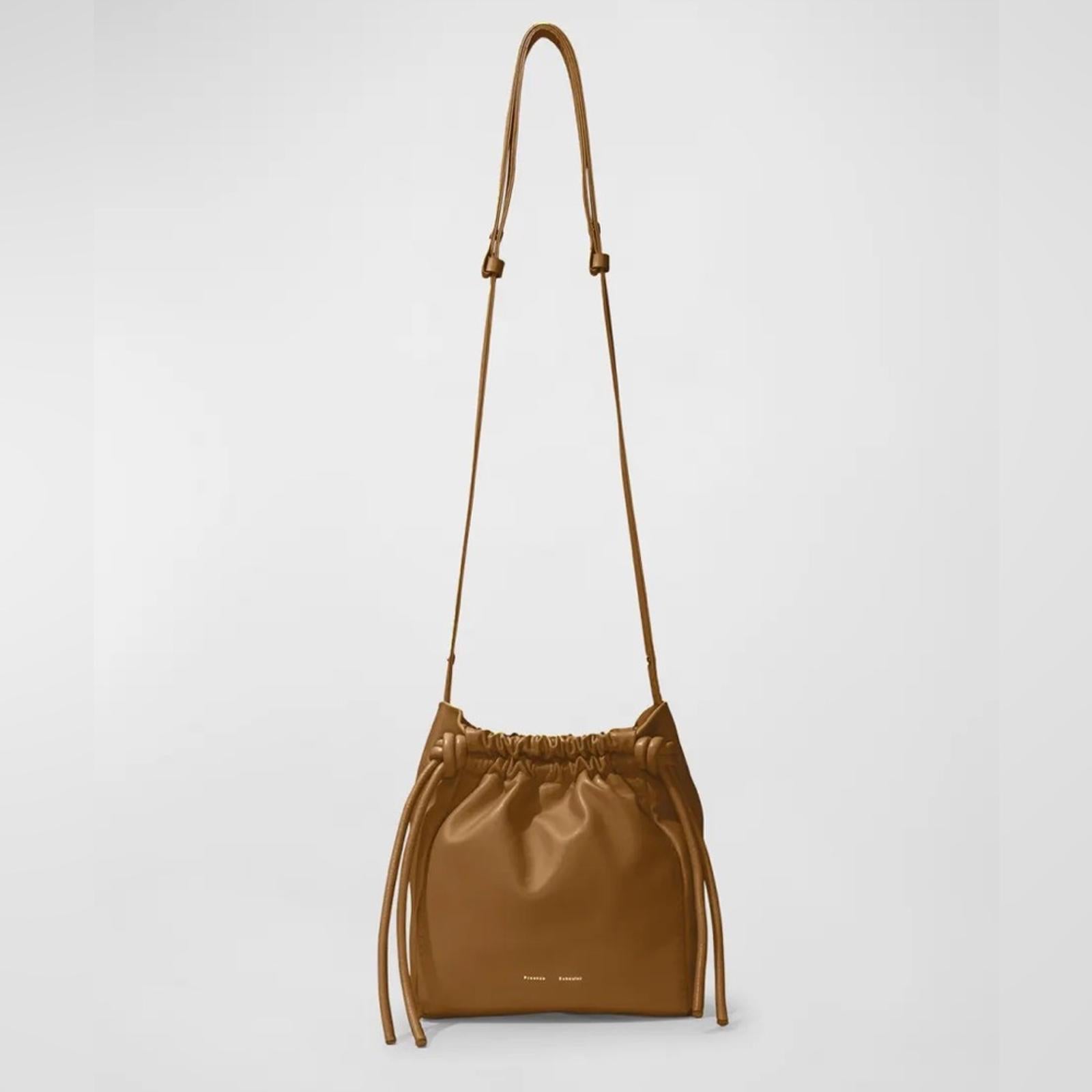PROENZA SCHOULER Drawstring Pouch Crossbody Bag w/Tag +Dust Bag, EXCELLENT $1255