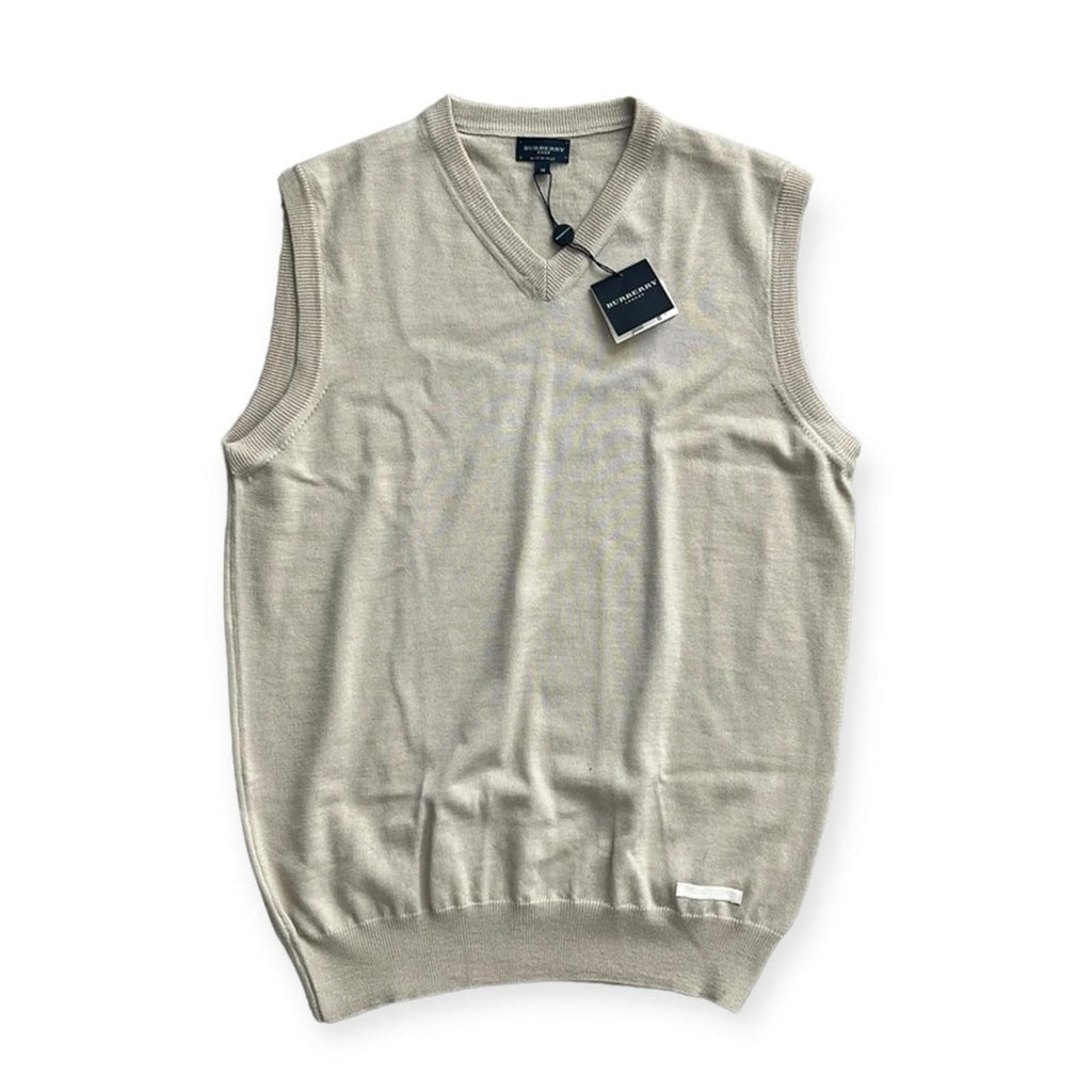 NEW Burberry Golf Merino Wool Vest, Size M New w/Tag