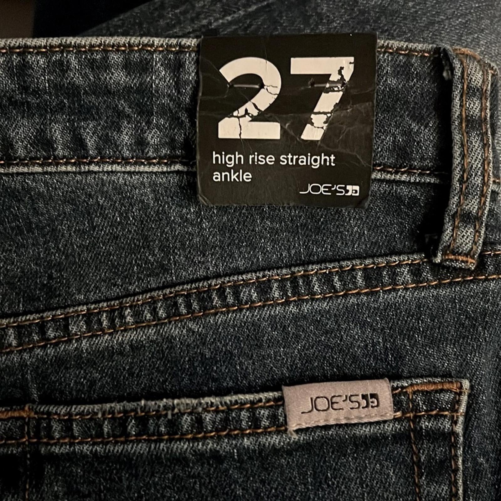 Joe’s Jeans High-Rise Straight Ankle Jeans, Size 27 (4) New w/Tag $185 SOLD OUT