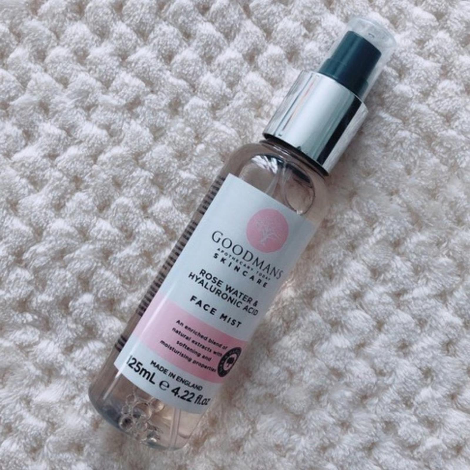 Goodmans Hyaluronic Acid & Rose Water Face Mist (Made in England) 125mL New