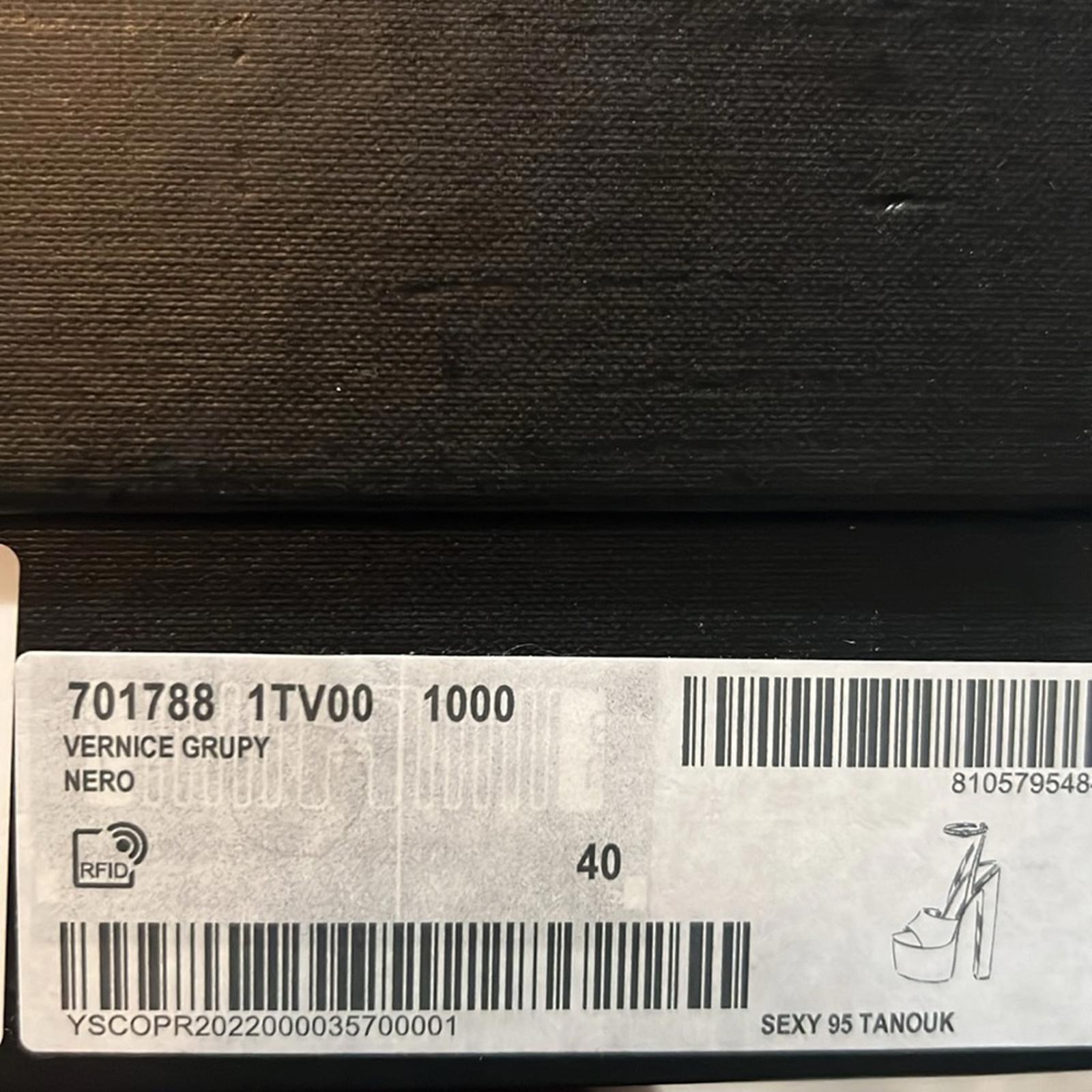 Saint Laurent Jodie Platform High Heel Sandals, Size 40