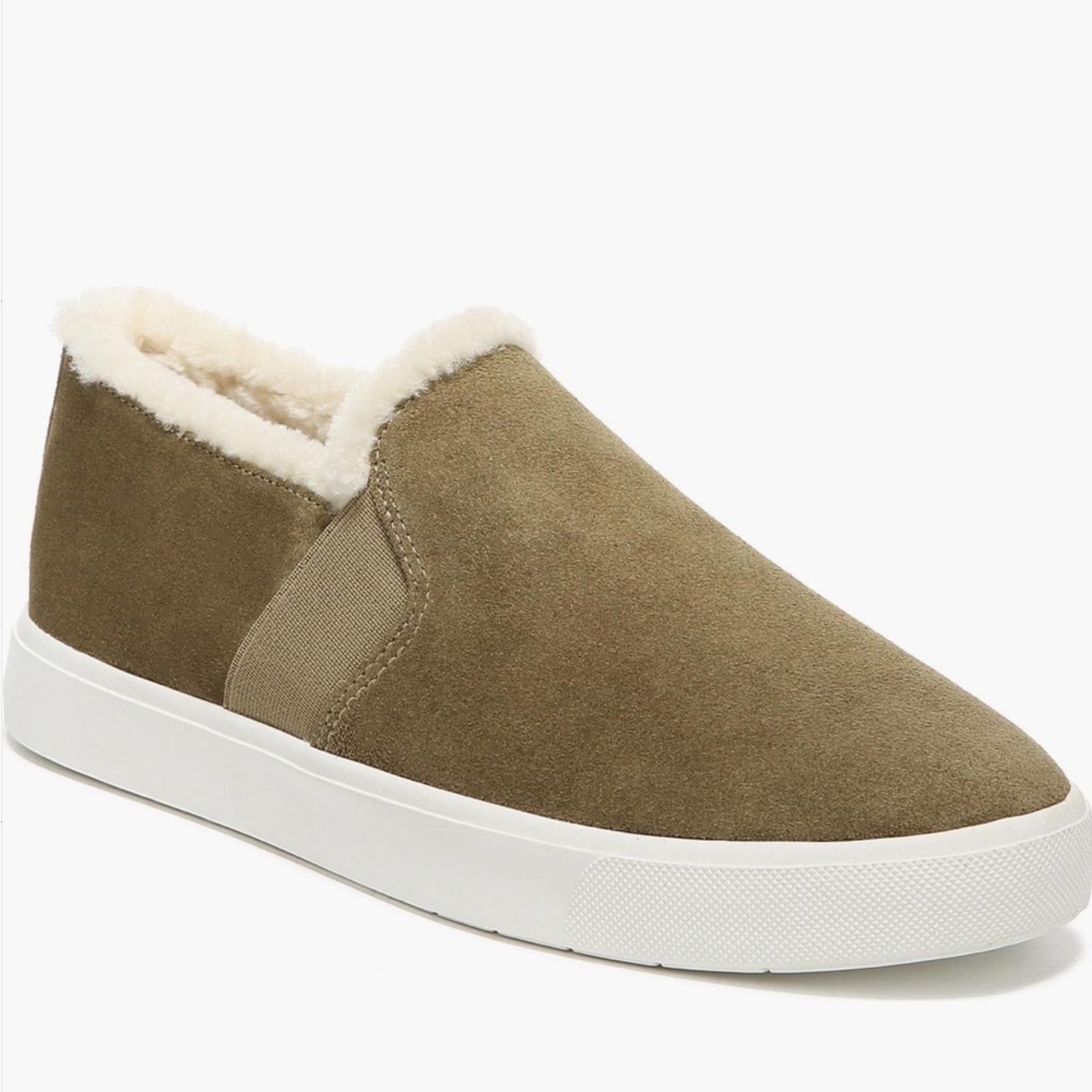 NEW Vince Blair Shearling Sneakers, Size US 7.5 | EU 38 New w/o Box