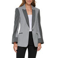 DKNY Two Tone Single Button Blazer in Gray, NWT, Size 8 $159