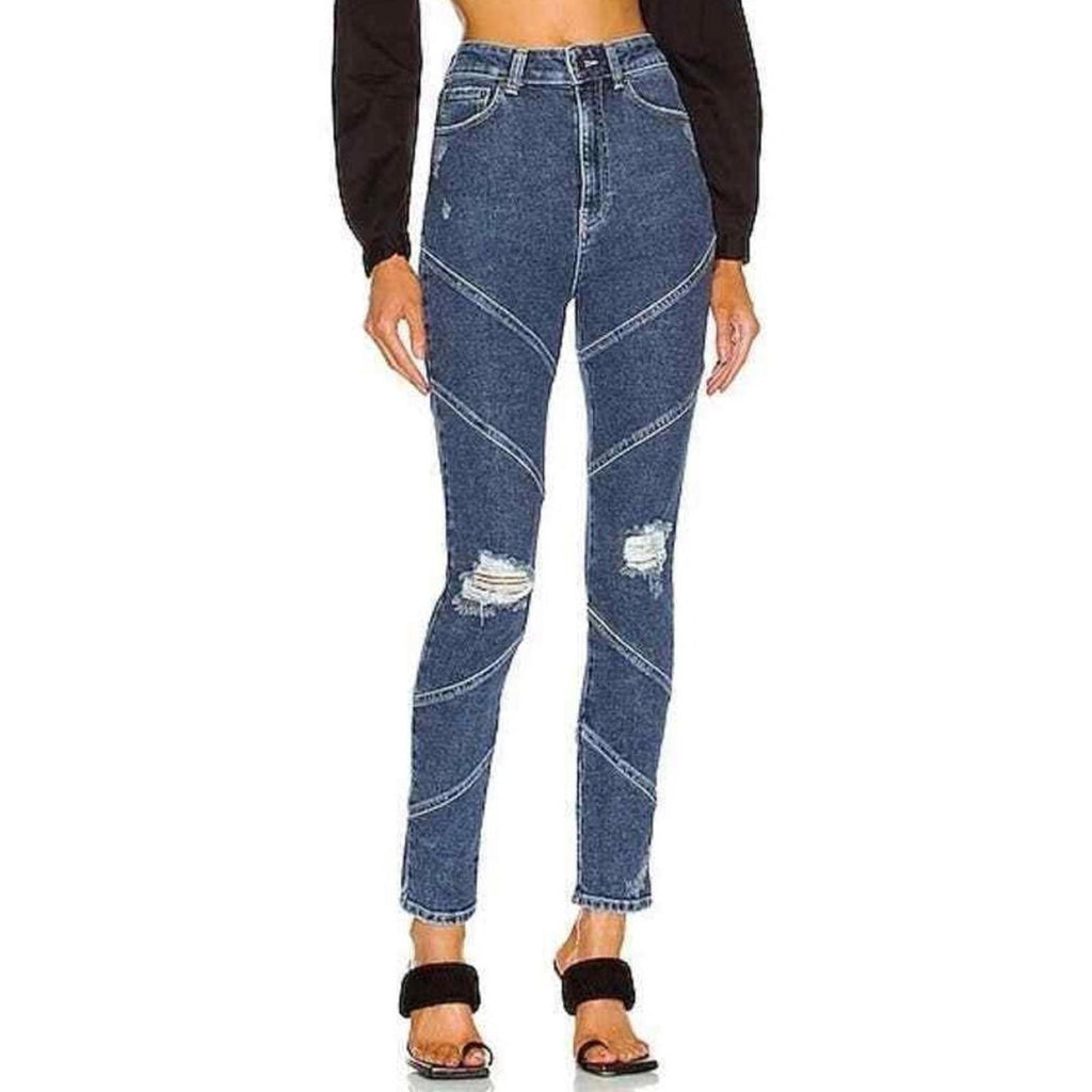 Retrofête Allegra Skinny Jeans in Blue, Size 29 New with Tag
