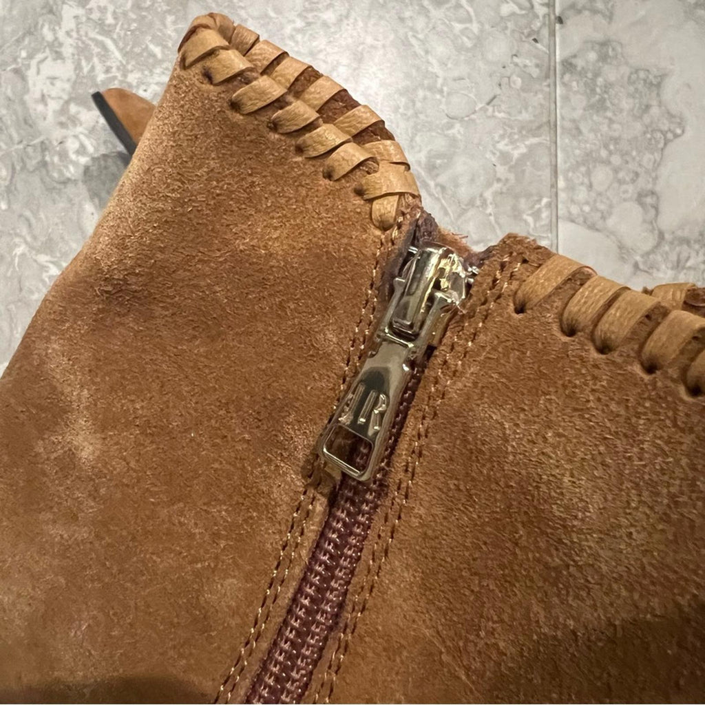 Jack Rogers Raegan Suede Booties, Size 8 Retail $148
