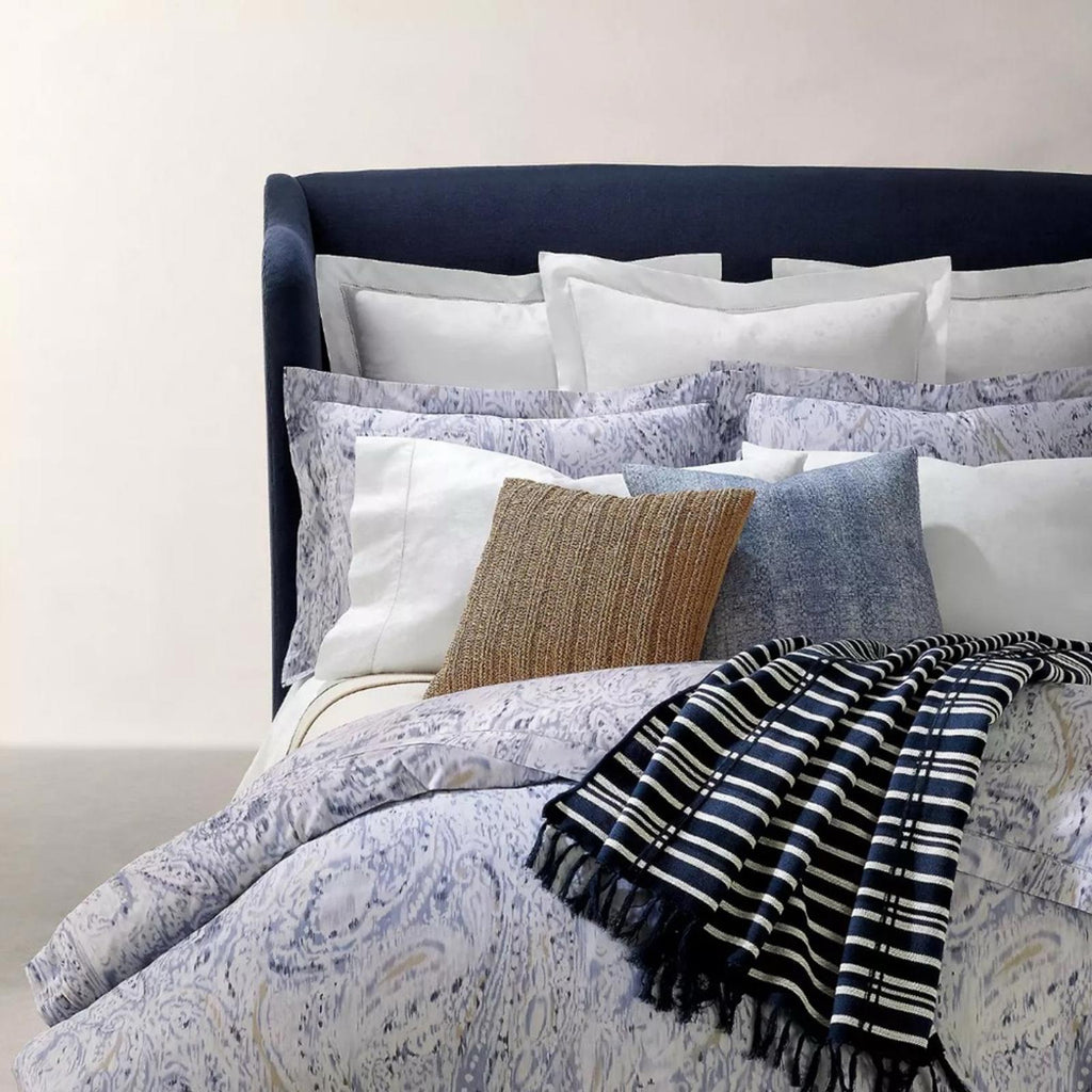 Ralph Lauren Lorelai Cotton Sateen Queen Duvet Cover in Periwinkle, NEW w/Tag