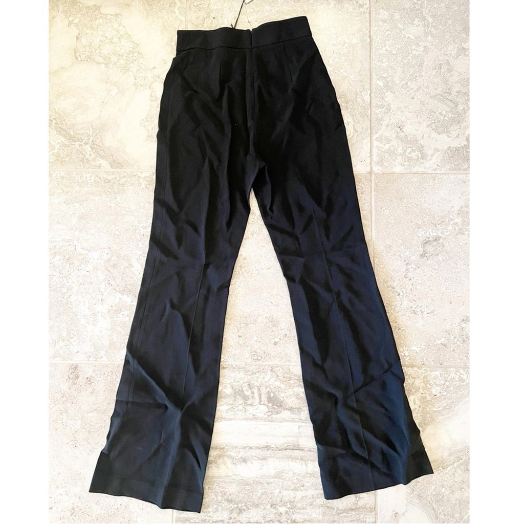 Et Ochs Adrian Fit and Flare Pants in Black, Size 4 New w/Tag, Retail $795