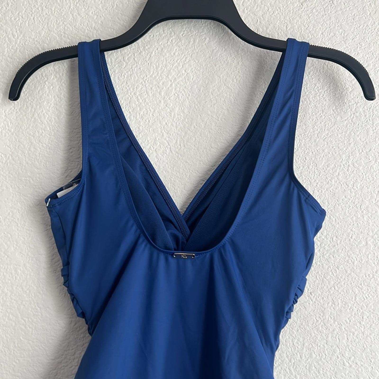Lauren Ralph Lauren Stretch Tummy Control Twist Front Swimsuit, Size 6 NWT