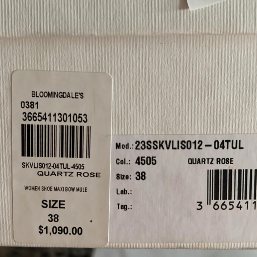 Giambattista Valli Peep-Toe Pumps Shoes, Size 38 Made in Italy NEW in Box $1,090