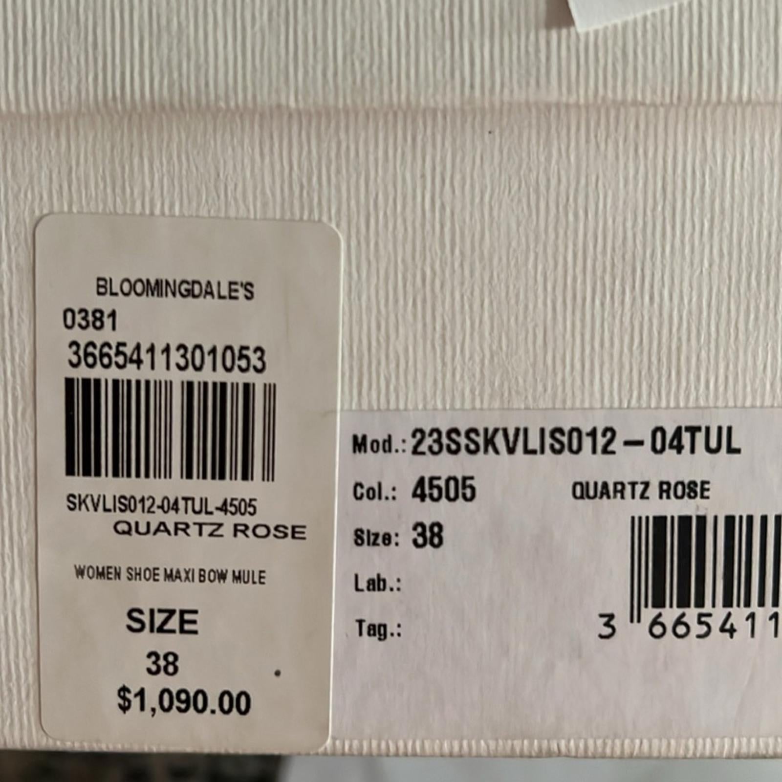 Giambattista Valli Peep-Toe Pumps Shoes, Size 38 Made in Italy NEW in Box $1,090